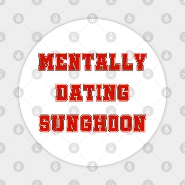 Mentally dating Enhypen Sunghoon | Morcaworks Magnet by Oricca